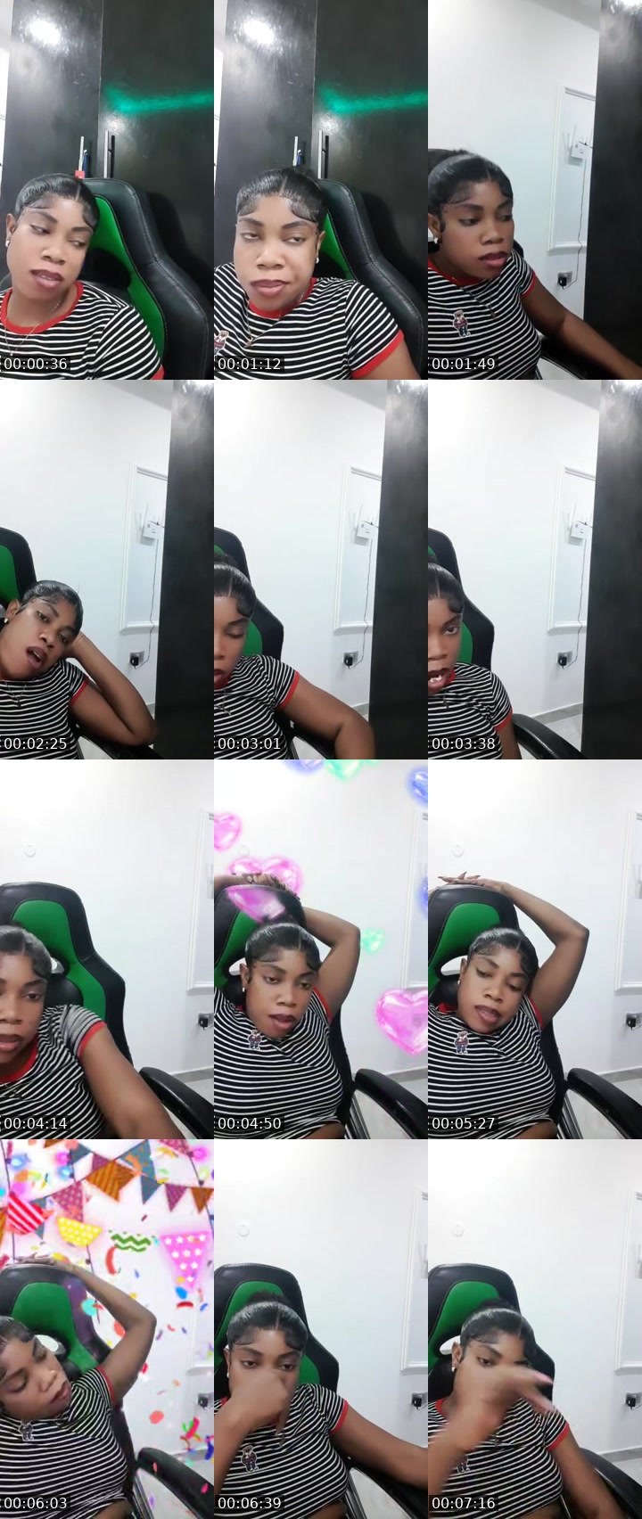 Contact-sheet preview of 💰👑🅰️nnabunny®😷🦅's MICO Live recording