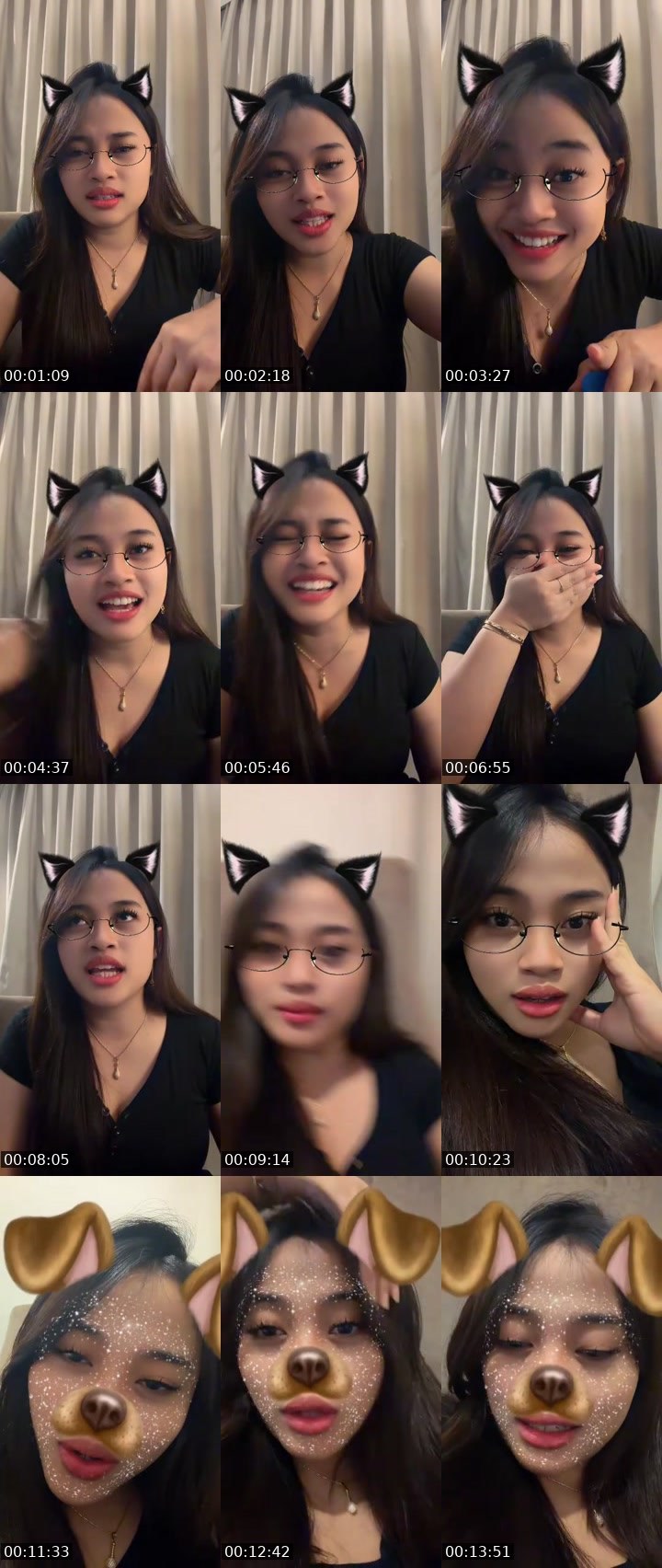 Contact-sheet preview of nona diah🎀༘ᴺᵒᶻᵃ's MICO Live recording