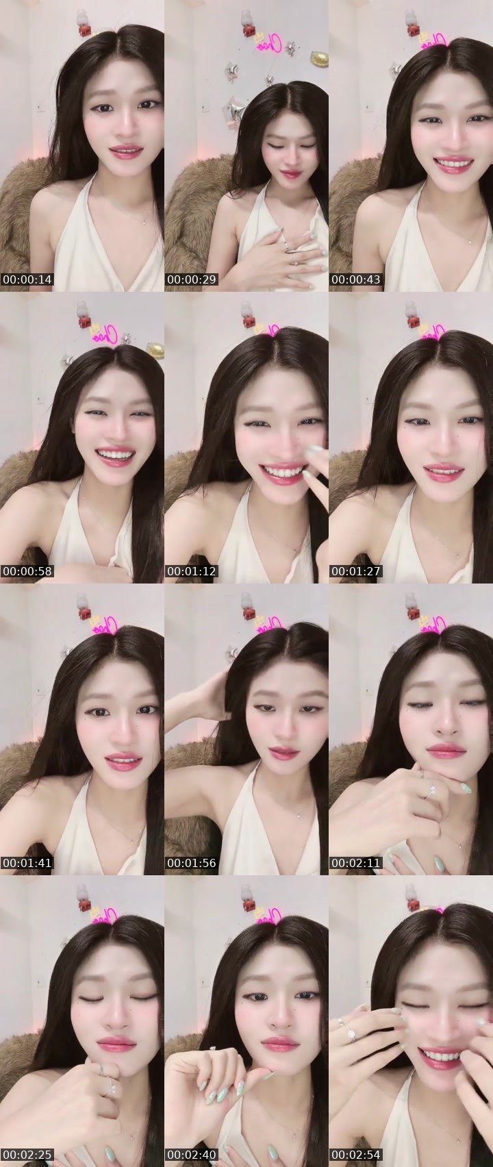 Contact-sheet preview of [LIN] Chao hehe 🧸's MICO Live recording