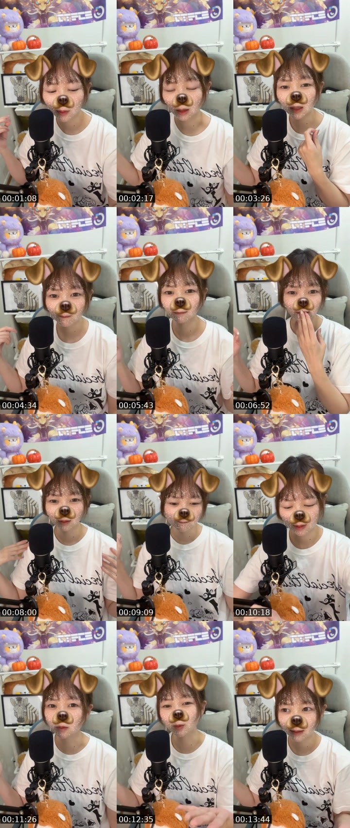 Contact-sheet preview of うにいくら🦓🥝's MICO Live recording