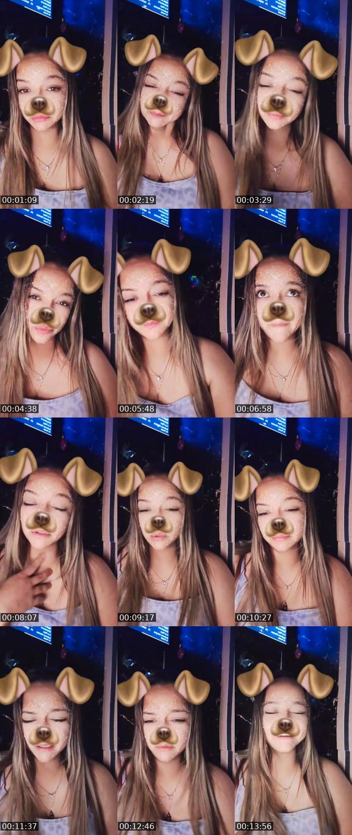 Contact-sheet preview of 😈👀ᴱDiabla🇨🇺 Sofia MG🐊🔱's MICO Live recording