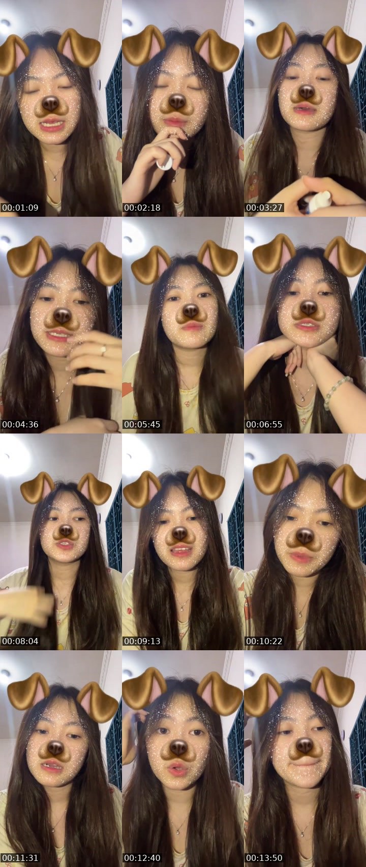 Contact-sheet preview of 𑣲elena🪽ᴾᵒˡᵃʳ🐻‍❄️'s MICO Live recording