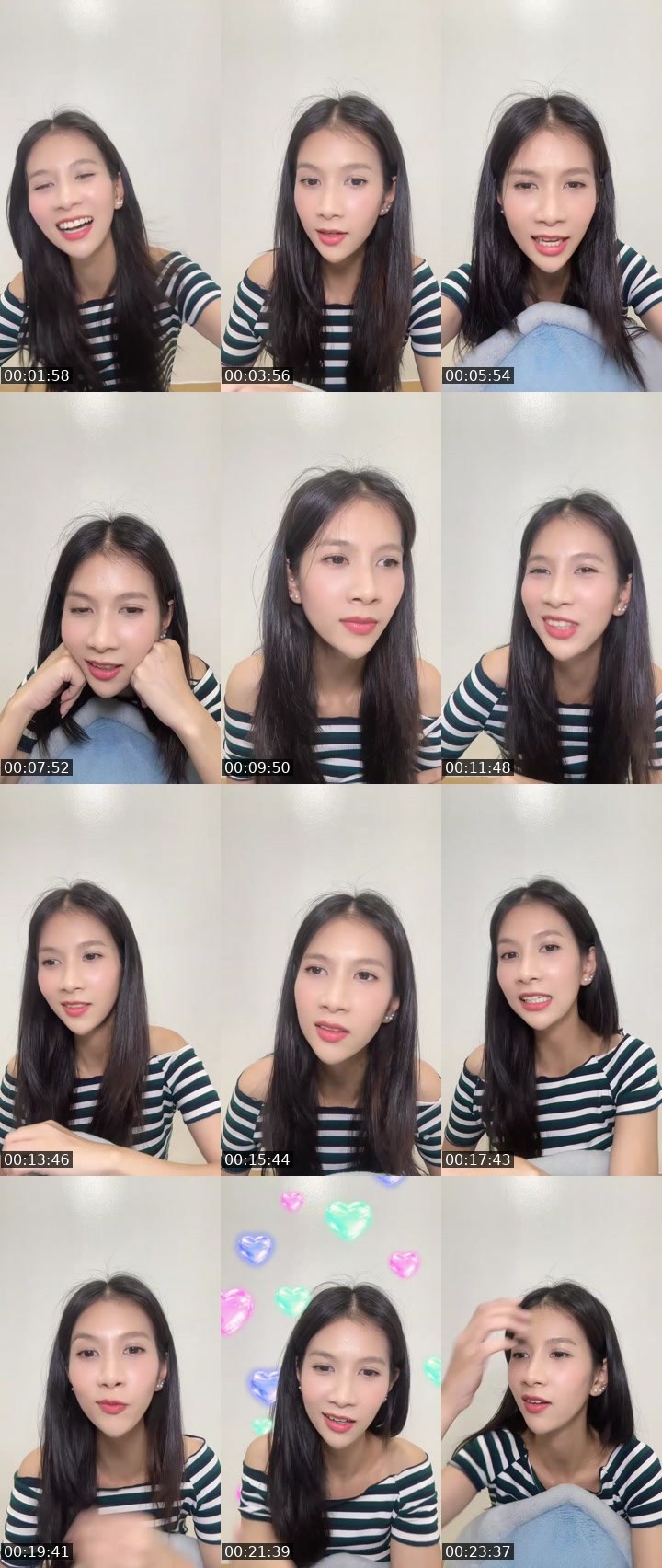 Contact-sheet preview of [🍇] vj. ไอจูนเอง 🥓🧁💖's MICO Live recording