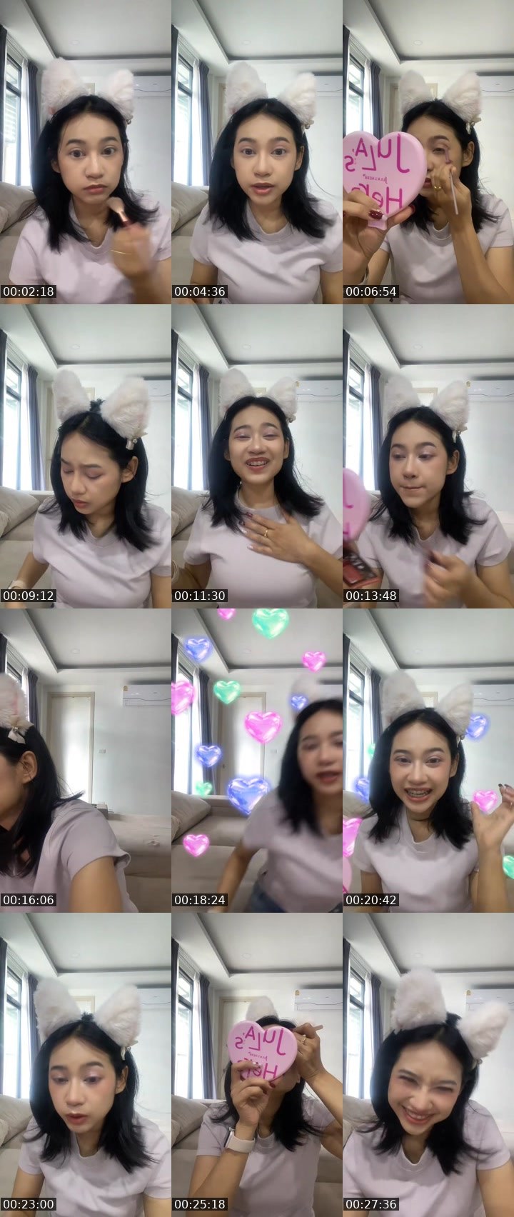 Contact-sheet preview of Aura - New VJ | ฝ้าย 💖's MICO Live recording