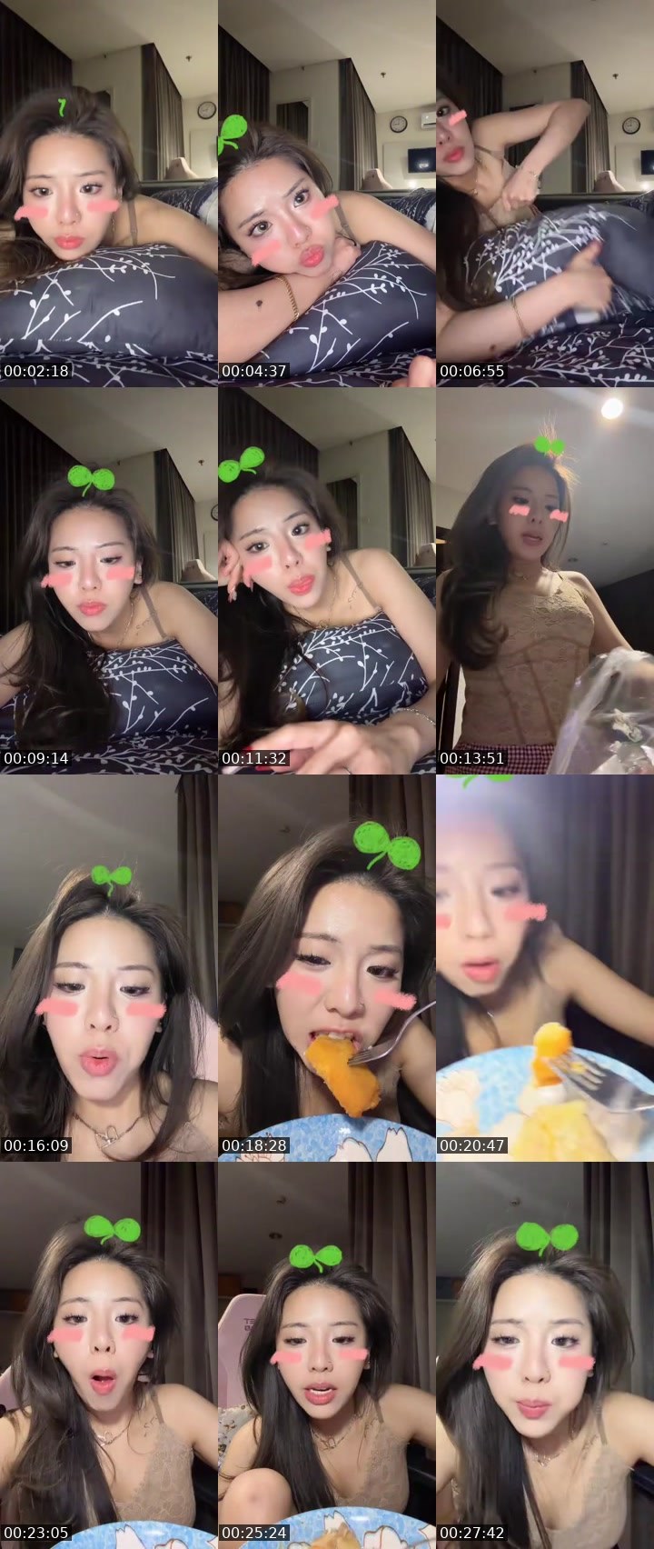 Contact-sheet preview of ᴵᵀ cookie˚✧₊⁎♡🍪's MICO Live recording