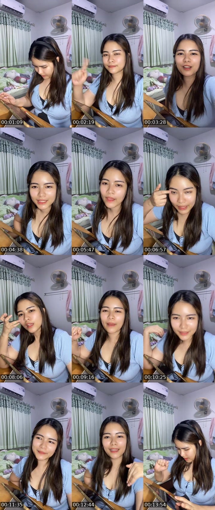 Contact-sheet preview of [🧋] milktea New vj - Benze🦦's MICO Live recording