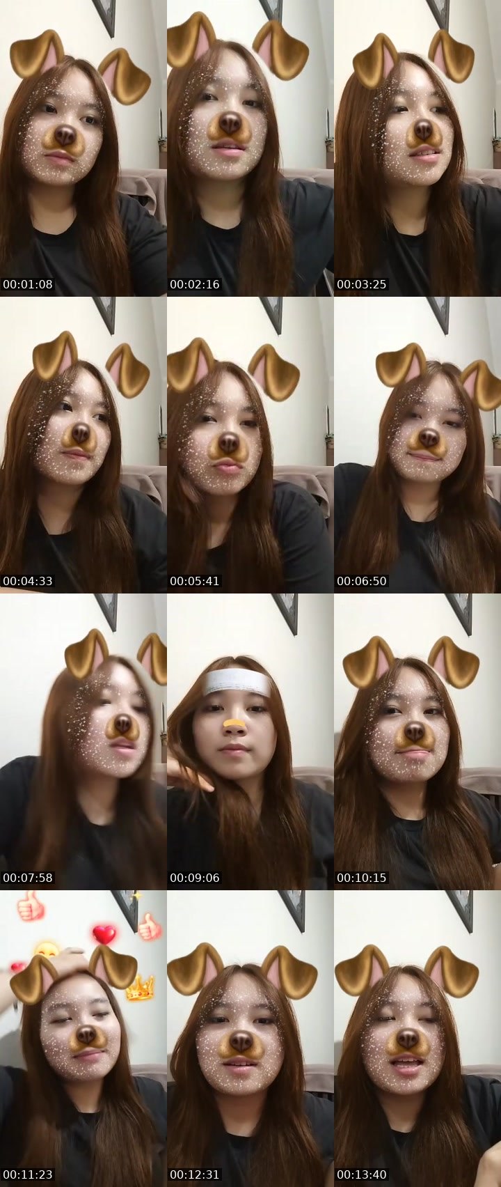 Contact-sheet preview of ᴬᵛᵉ Kei 🦦's MICO Live recording