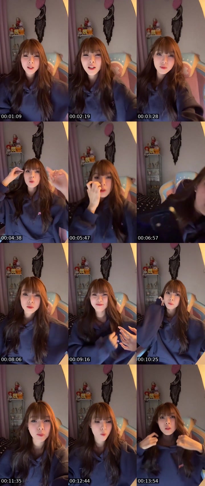 Contact-sheet preview of ᴮᵃˢˢSawako pk tgl 17, 21.00's MICO Live recording