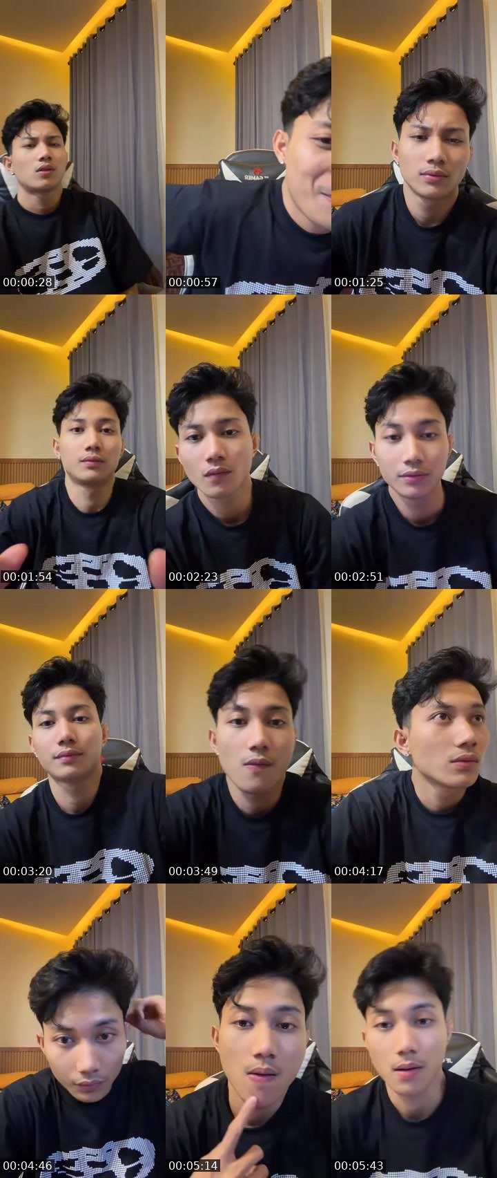 Contact-sheet preview of ˢᵀ Arya's MICO Live recording