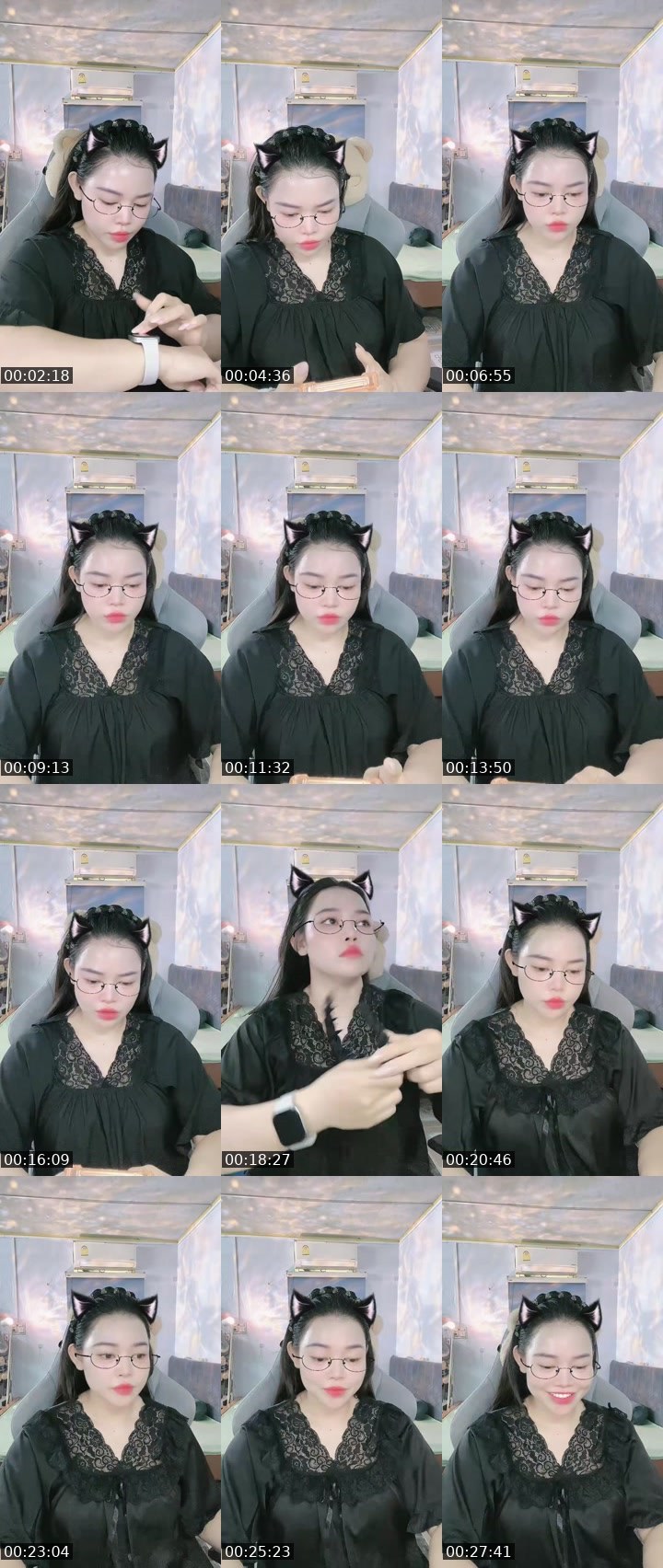Contact-sheet preview of 🧸HằngBaby⁹⁹🍀ᴮᵋᶫᶫᵅ-46k's MICO Live recording