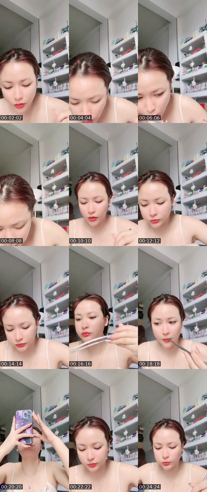 Contact-sheet preview of Amy's MICO Live recording
