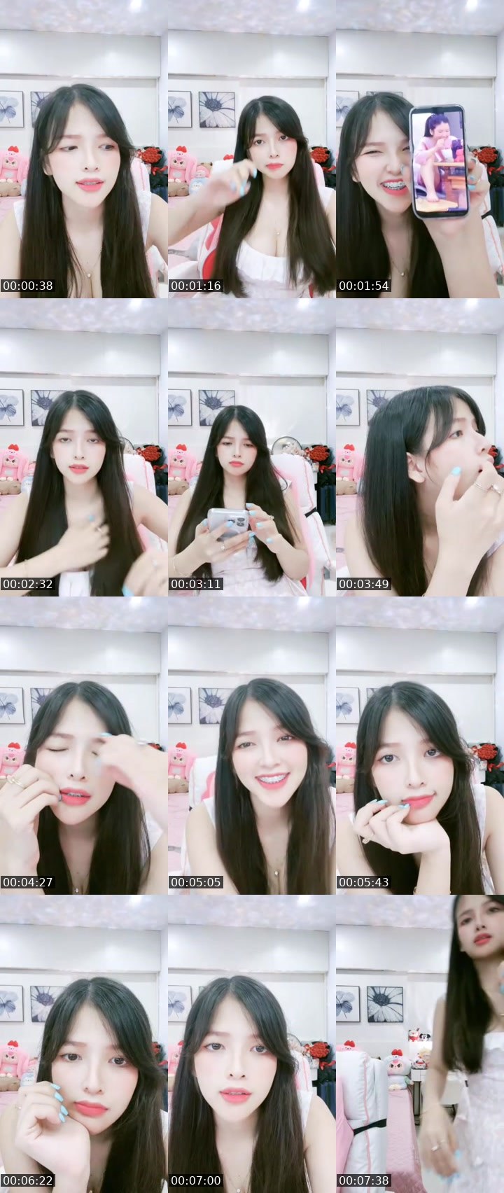 Contact-sheet preview of 🎀 Kim Kim 🧸 HPBD 15/9 🎂🎂's MICO Live recording