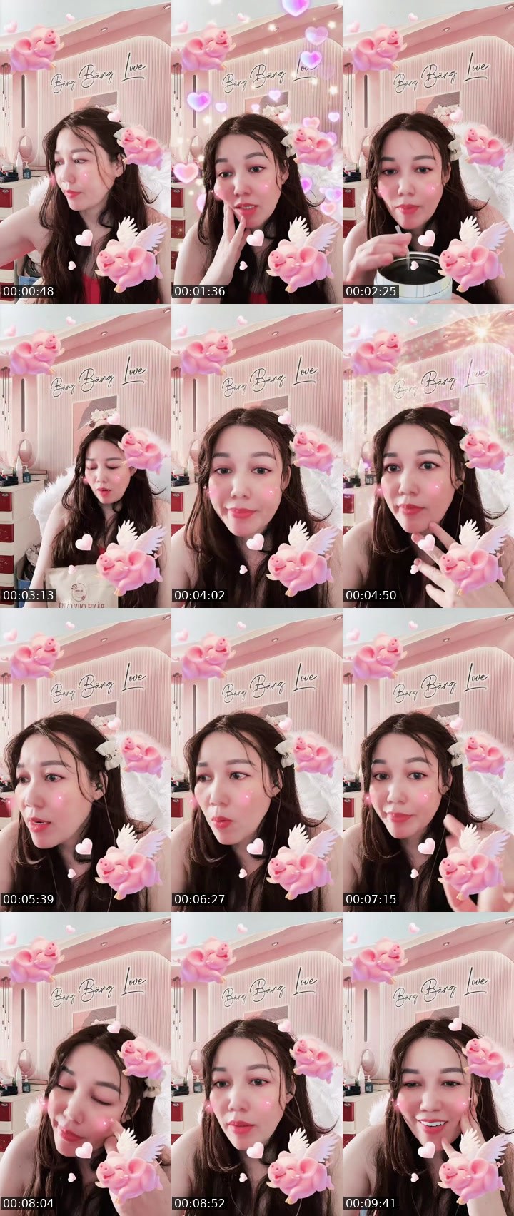 Contact-sheet preview of [ᵏᵐᵏ] Băng Băng 💋's MICO Live recording