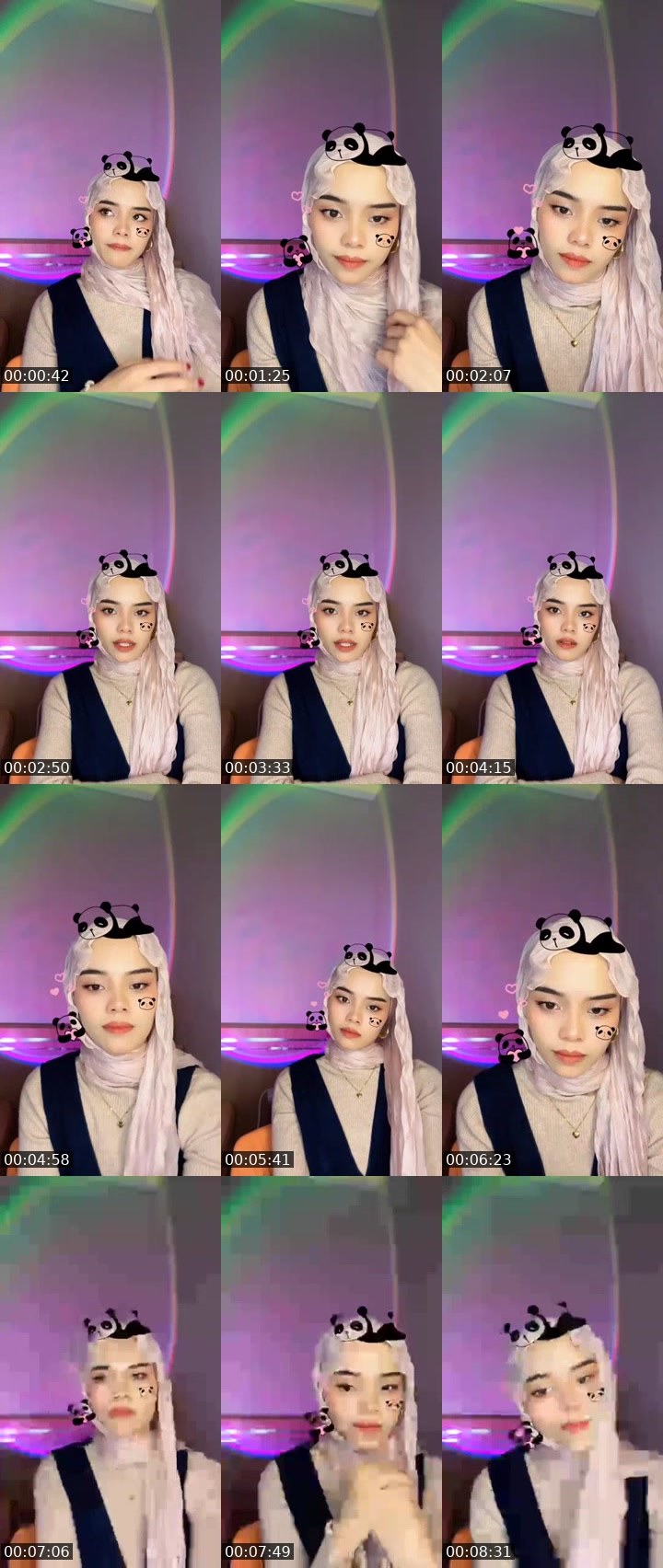 Contact-sheet preview of -17 K🫧Nhesᴺᵒᶻᵃ ¹⁹⁺🎀's MICO Live recording