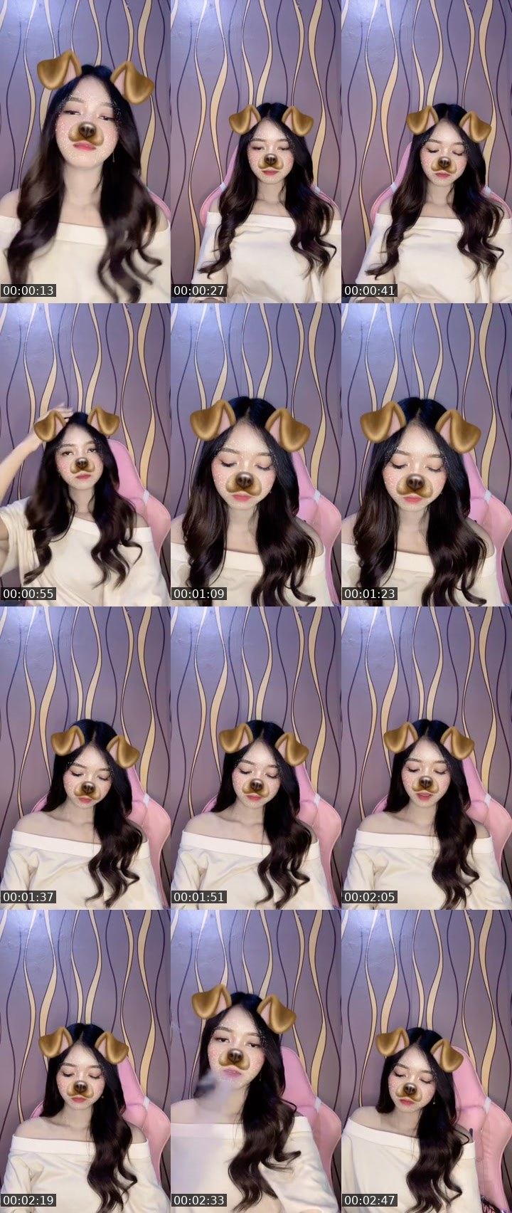 Contact-sheet preview of ᶜʳᵒʷ Luna 🥨's MICO Live recording