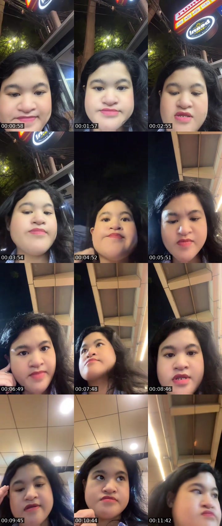 Contact-sheet preview of Nabila Jasmine ᶜᵃᵐ's MICO Live recording