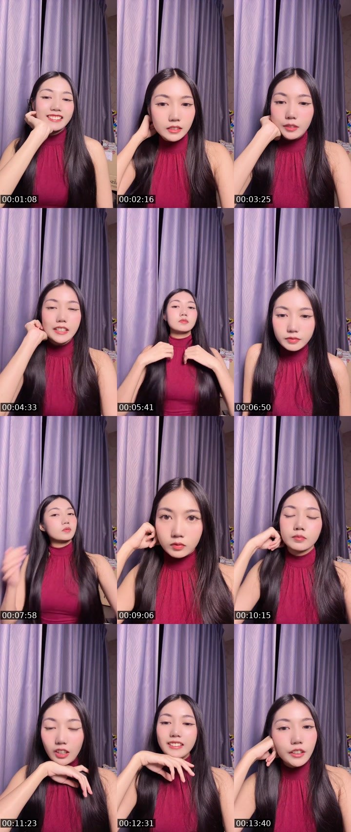 Contact-sheet preview of [Pink🦩] New VJ บฟ 🤎🐰's MICO Live recording
