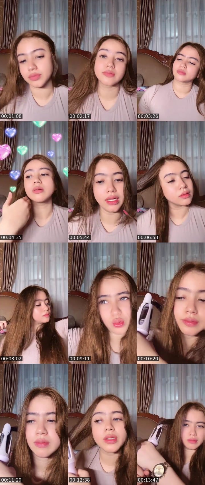 Contact-sheet preview of NALA ᴱᴸᴵᵀᴱ ✌🏻's MICO Live recording