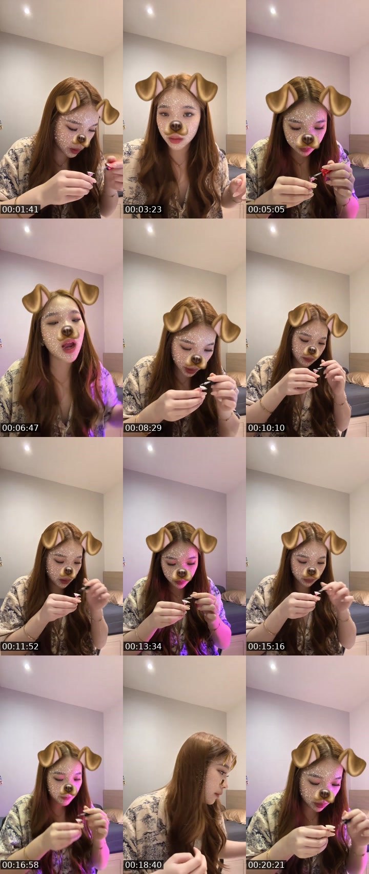 Contact-sheet preview of 💅🏻Gelaa⁴⁰⁴ ³*𝙘's MICO Live recording