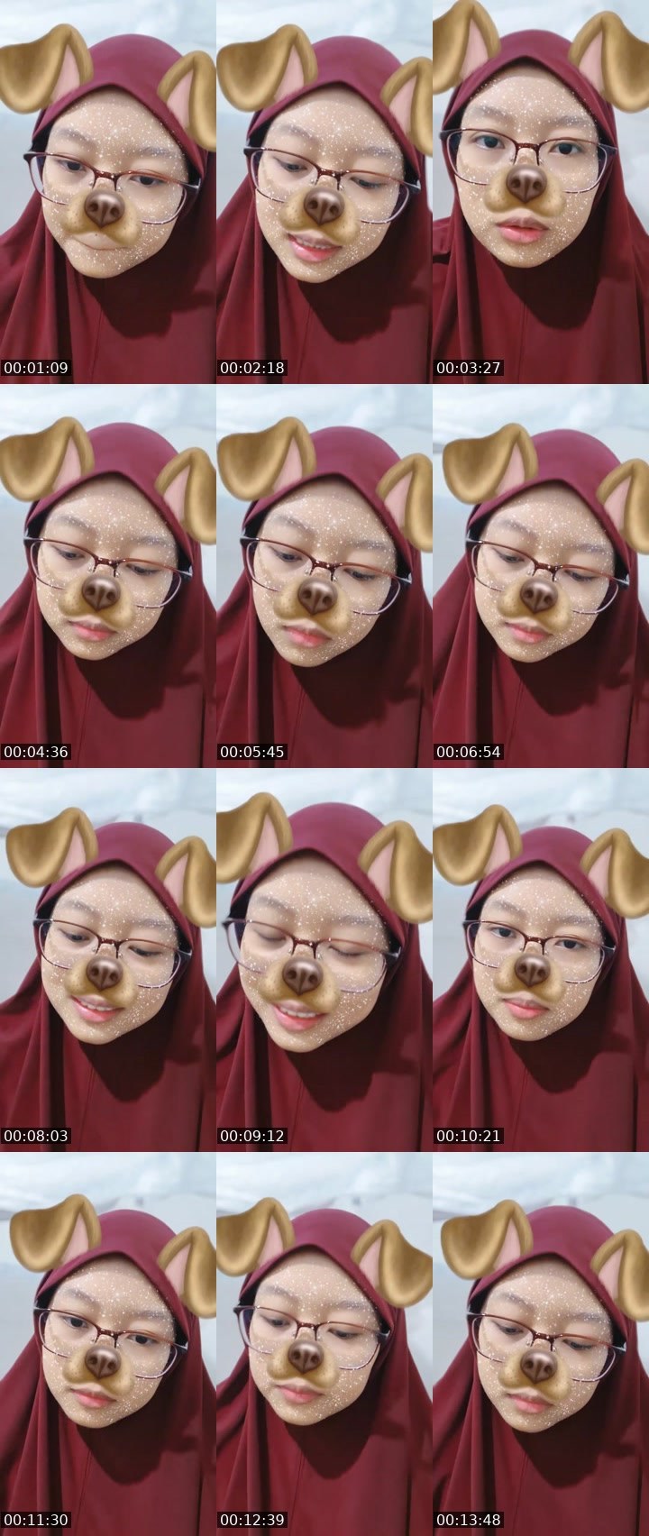 Contact-sheet preview of ᴮᶜ🌝Indah°ˢᵖᵃʷⁿ's MICO Live recording