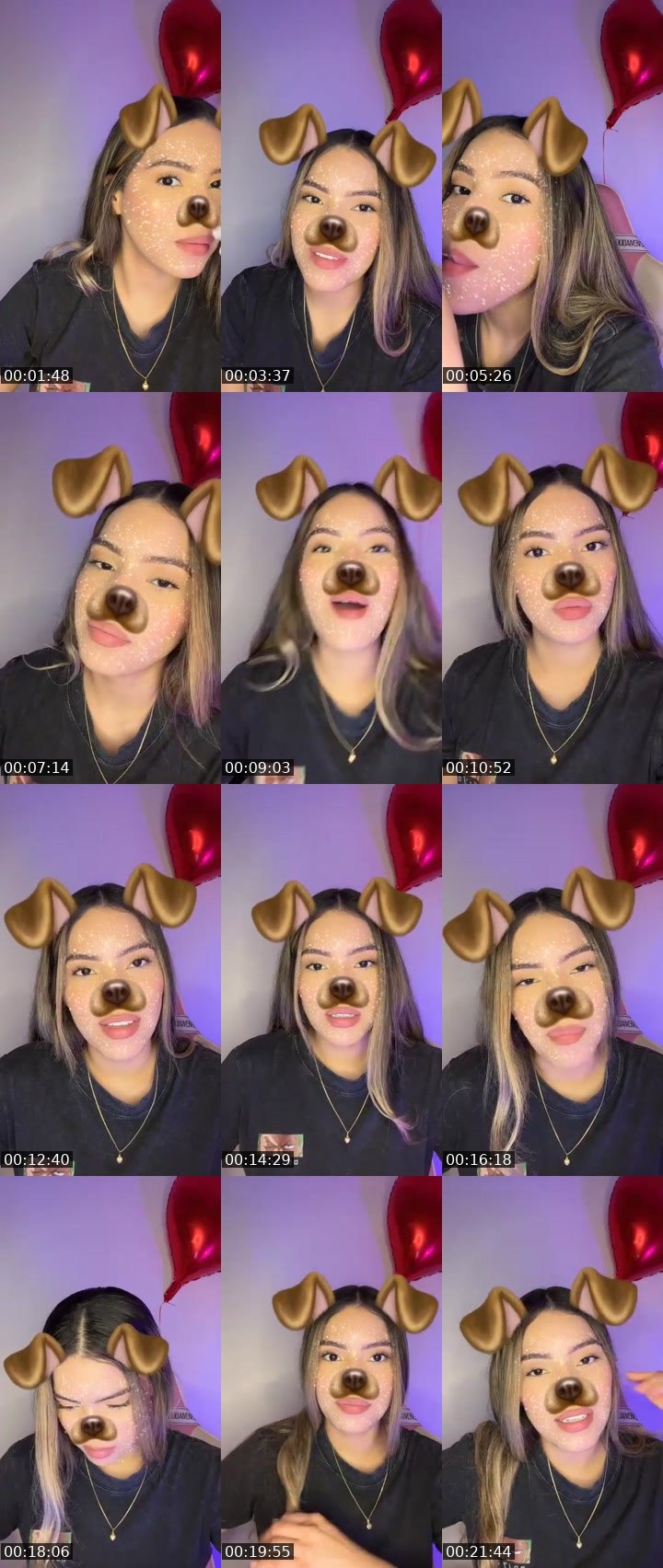 Contact-sheet preview of 🌸𝓓𝓪𝓷𝓲🌺ᴰᴳ's MICO Live recording