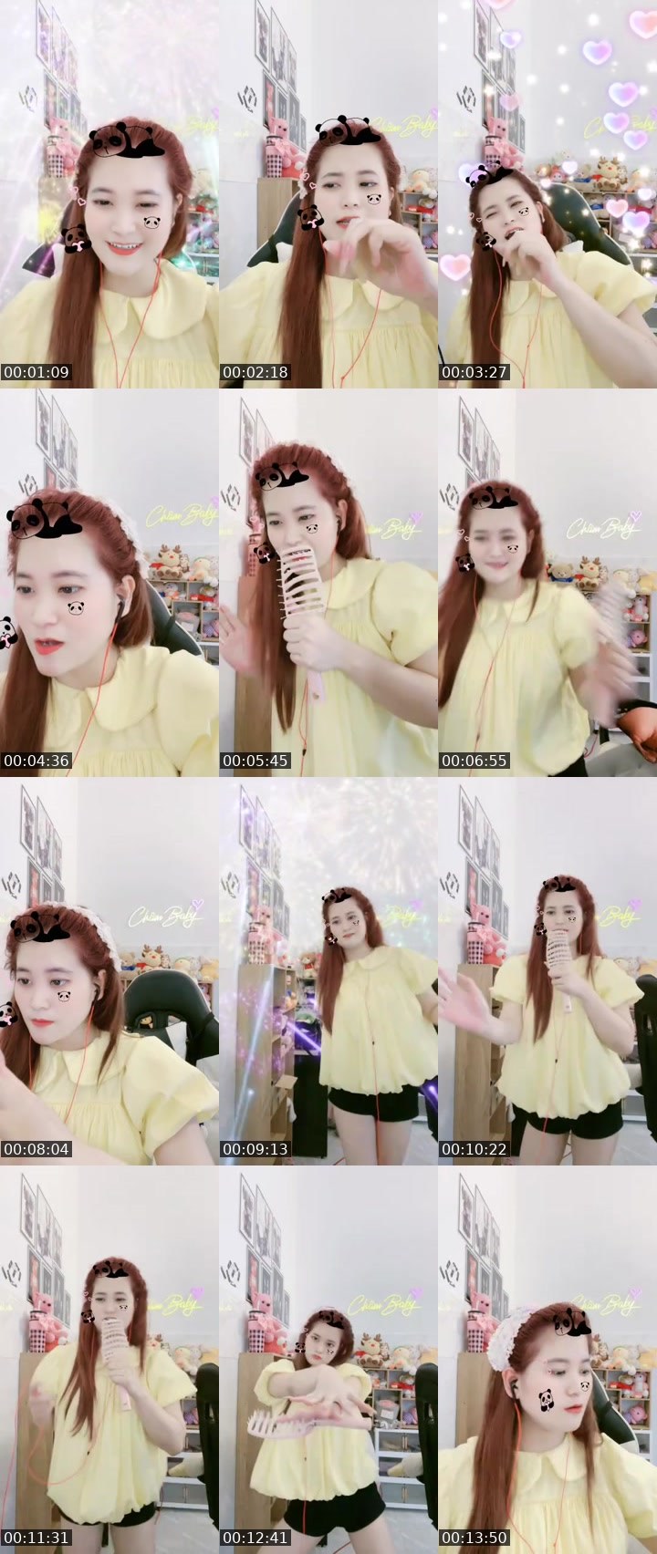 Contact-sheet preview of Châm Boé 🌸's MICO Live recording