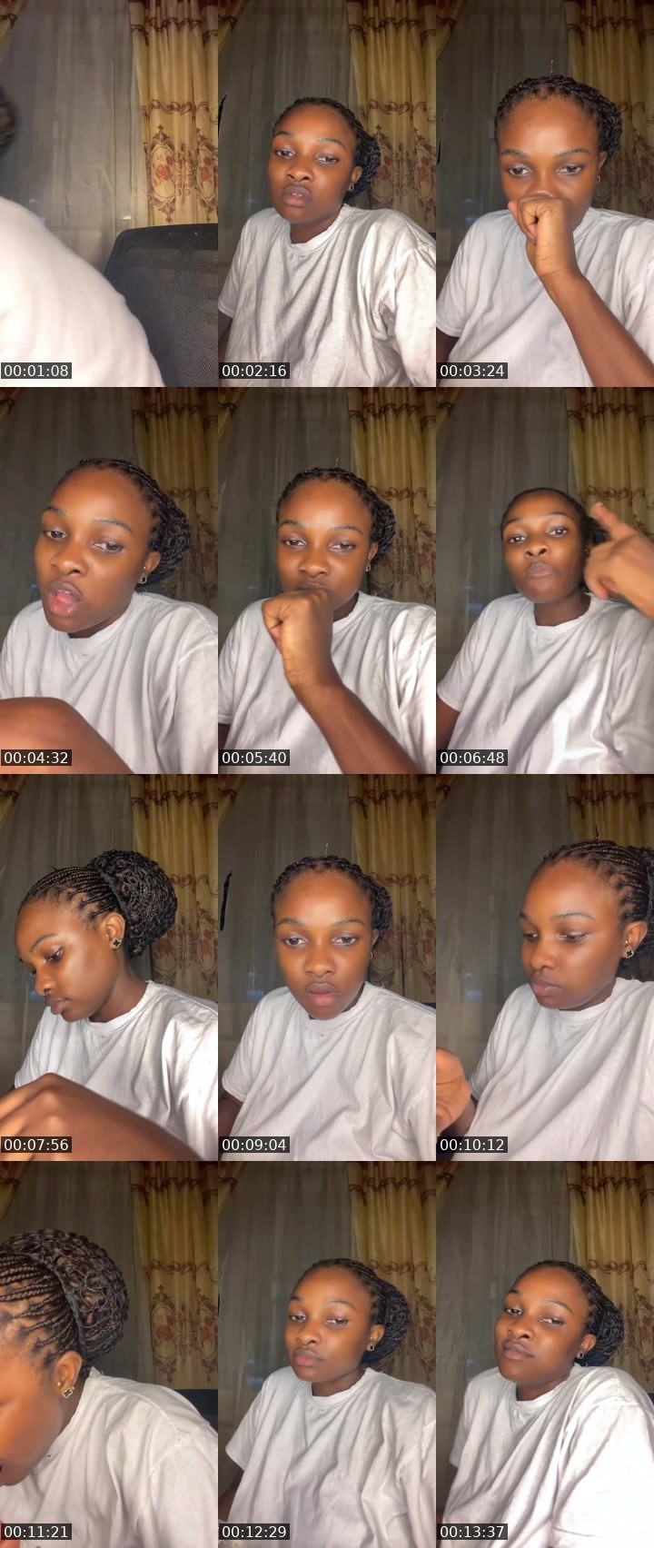 Contact-sheet preview of 💦👅𓄂𓆩 HABIBI ♡𓆪🎀❤'s MICO Live recording