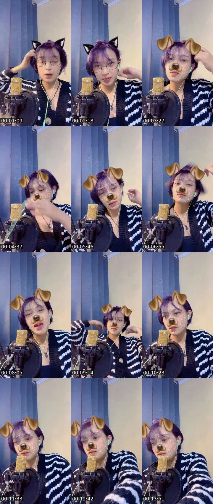 Contact-sheet preview of 💎🦖Rose🌹[T-REX]'s MICO Live recording