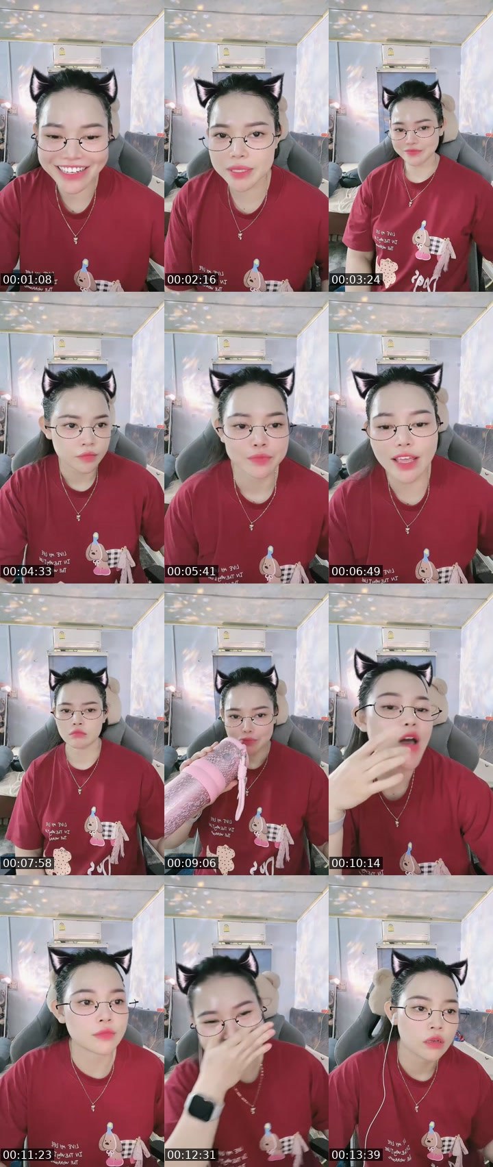 Contact-sheet preview of 🧸HằngBaby⁹⁹🍀ᴮᵋᶫᶫᵅ's MICO Live recording