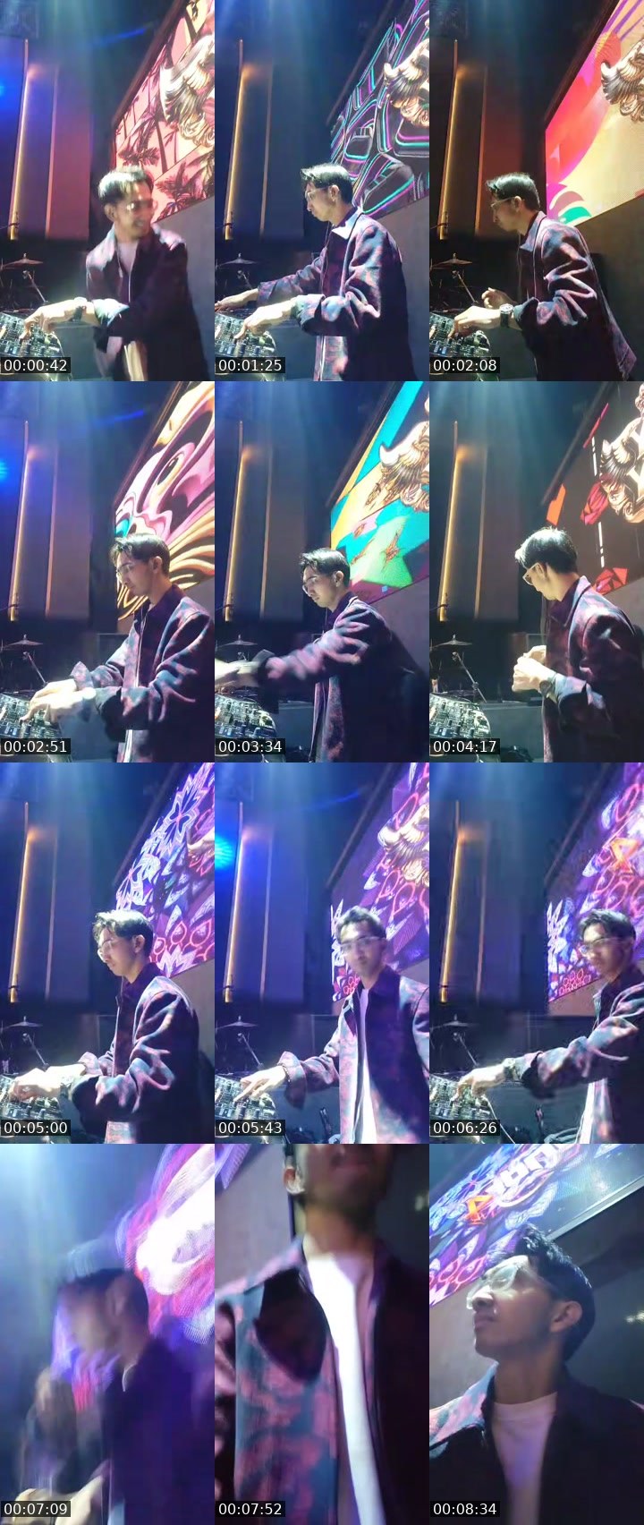 Contact-sheet preview of DJ Sky Way ᴮʸᴼᴺᴰ's MICO Live recording