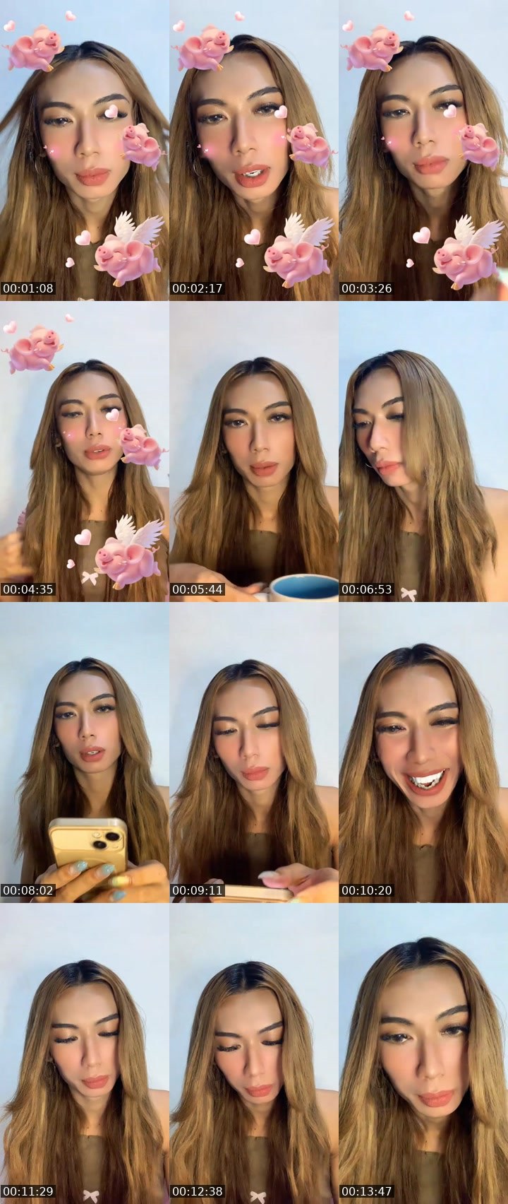 Contact-sheet preview of 💎ᶻᴿLaura🦋's MICO Live recording