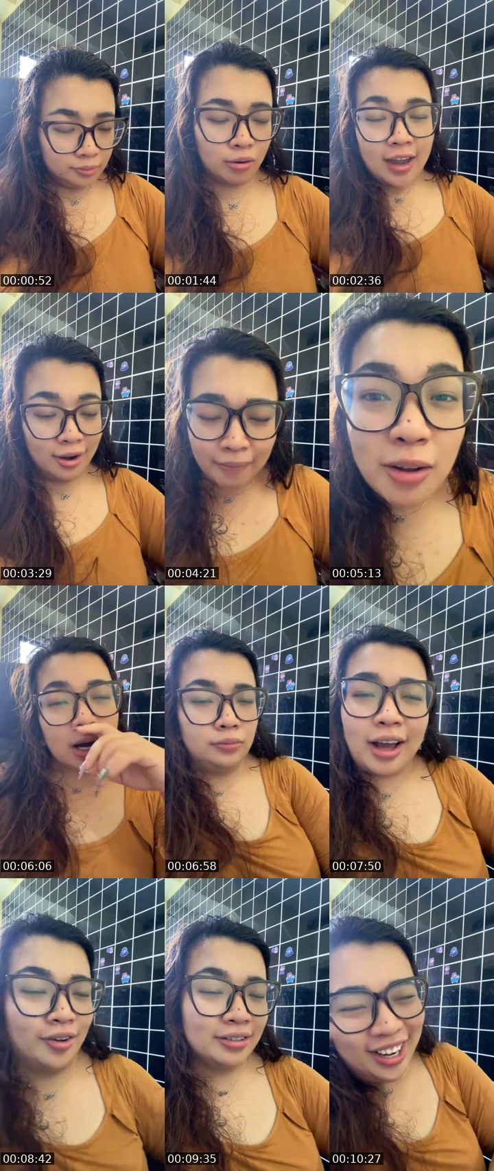 Contact-sheet preview of chacaaa ᴱᴸᴵᵀᴱ 🏹💙's MICO Live recording