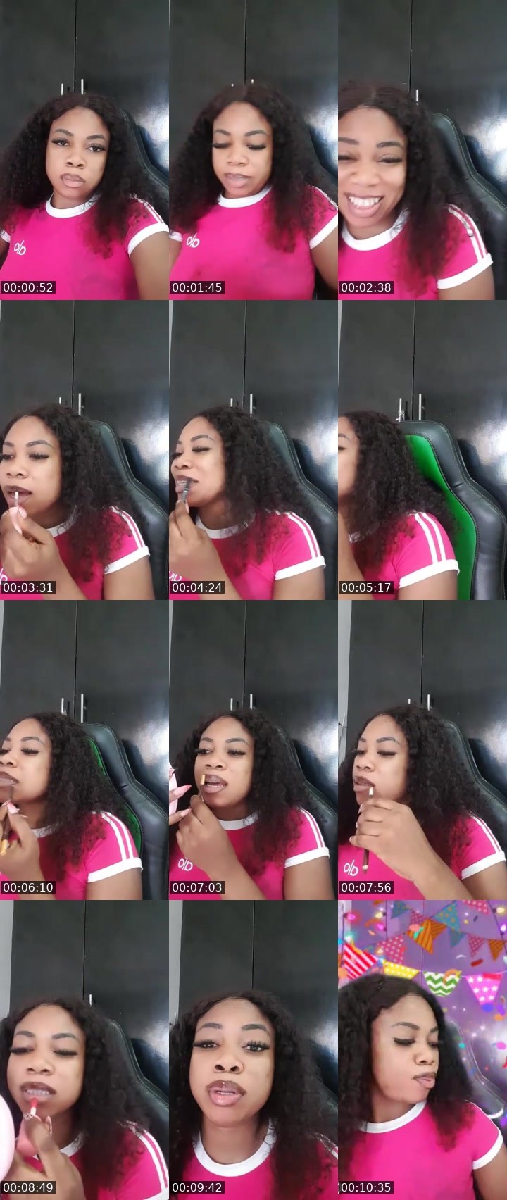 Contact-sheet preview of 💰👑🅰️nnabel®😷🦅's MICO Live recording