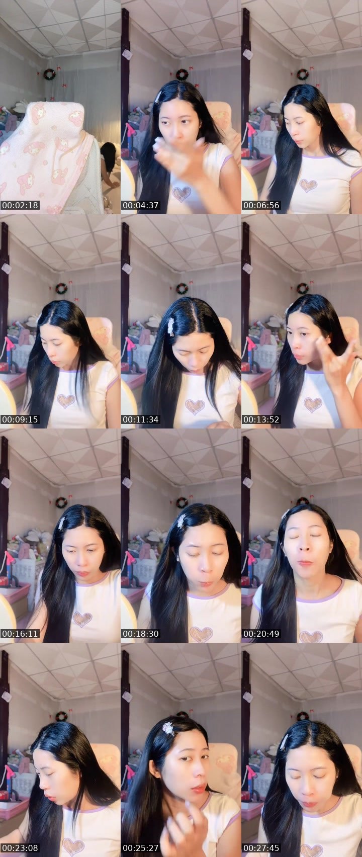 Contact-sheet preview of [Pink]  Pimmaji🐝 🎀's MICO Live recording