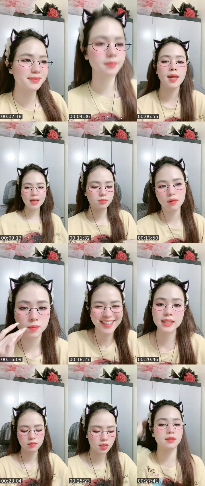 Contact-sheet preview of 🌻 ⓢⓤⓡⓘ 🐶🌈🍀's MICO Live recording