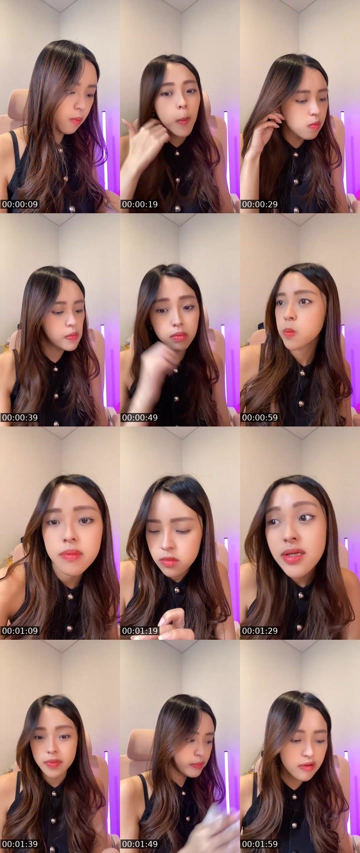 Contact-sheet preview of $ᵏʸ🌈 Audrey 🐩's MICO Live recording