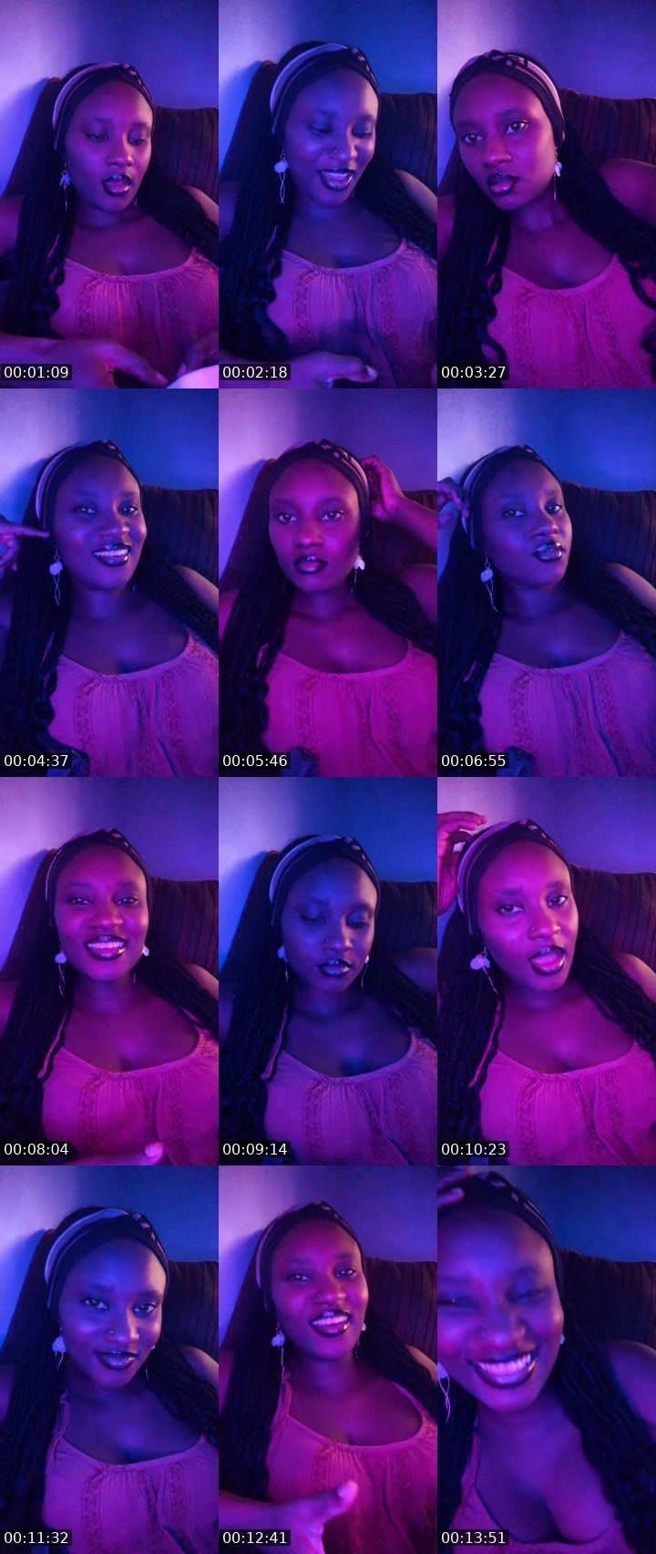 Contact-sheet preview of ♾️💖 👑Gemma🤾🏾‍♂️ 🎧🎀's MICO Live recording