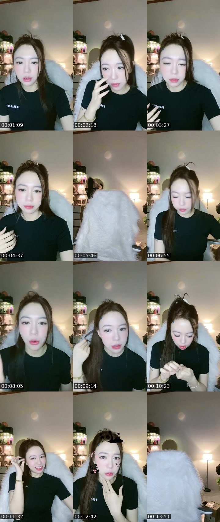Contact-sheet preview of |🎀|ᴹ Rii⁷⁷⁷ ( 小宝贝 ）'s MICO Live recording