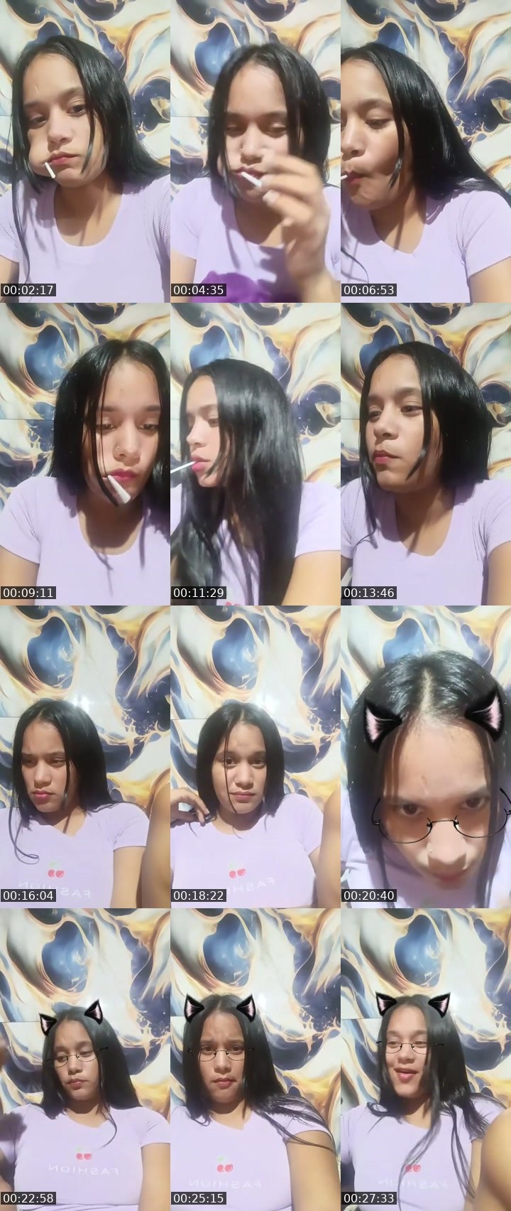 Contact-sheet preview of 🍒ͫ𝑴𝒊𝒄𝒉𝒊🦩ͫ😡🐻°💫ᴹᵃᵍ's MICO Live recording