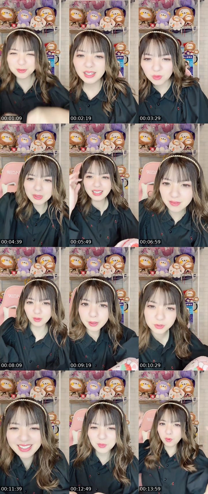 Contact-sheet preview of 🍒よころん🍫🤎's MICO Live recording