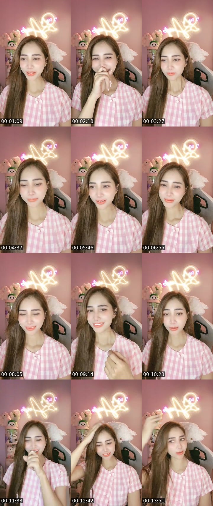 Contact-sheet preview of [🧸]Em Bé Amy🎀's MICO Live recording