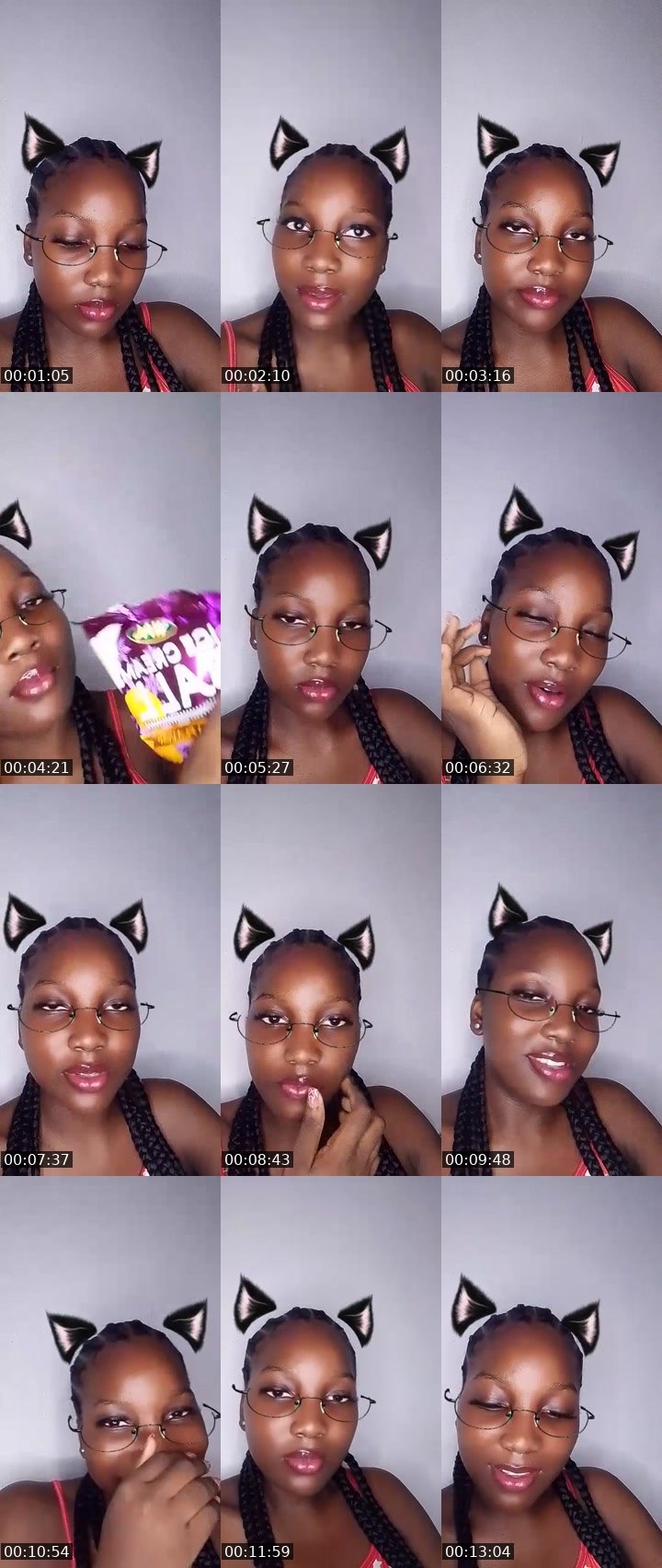 Contact-sheet preview of 🥷😭😭sassy®☻︎🥷🏽🙅's MICO Live recording