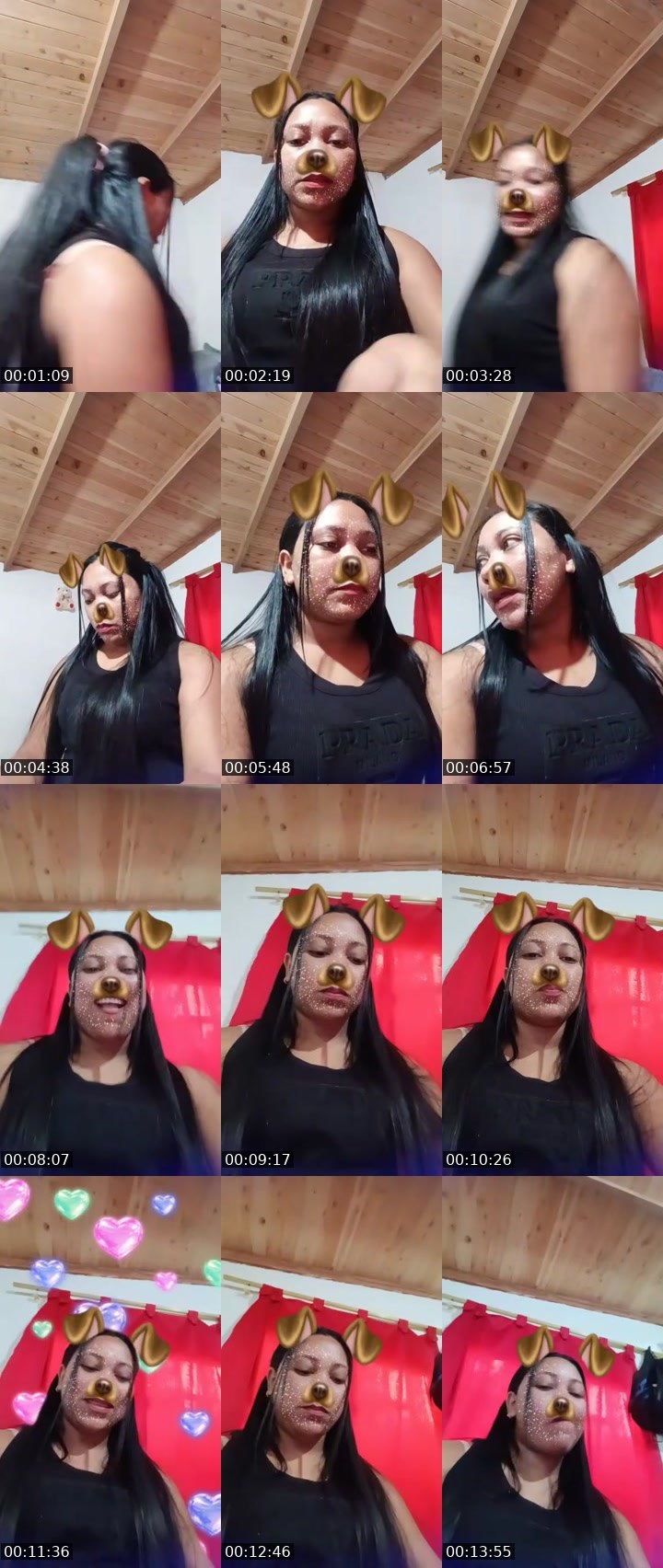 Contact-sheet preview of Hija D preciosa🐦‍🔥ᴱᴰᴸ👼ᴮ🤟🏽's MICO Live recording