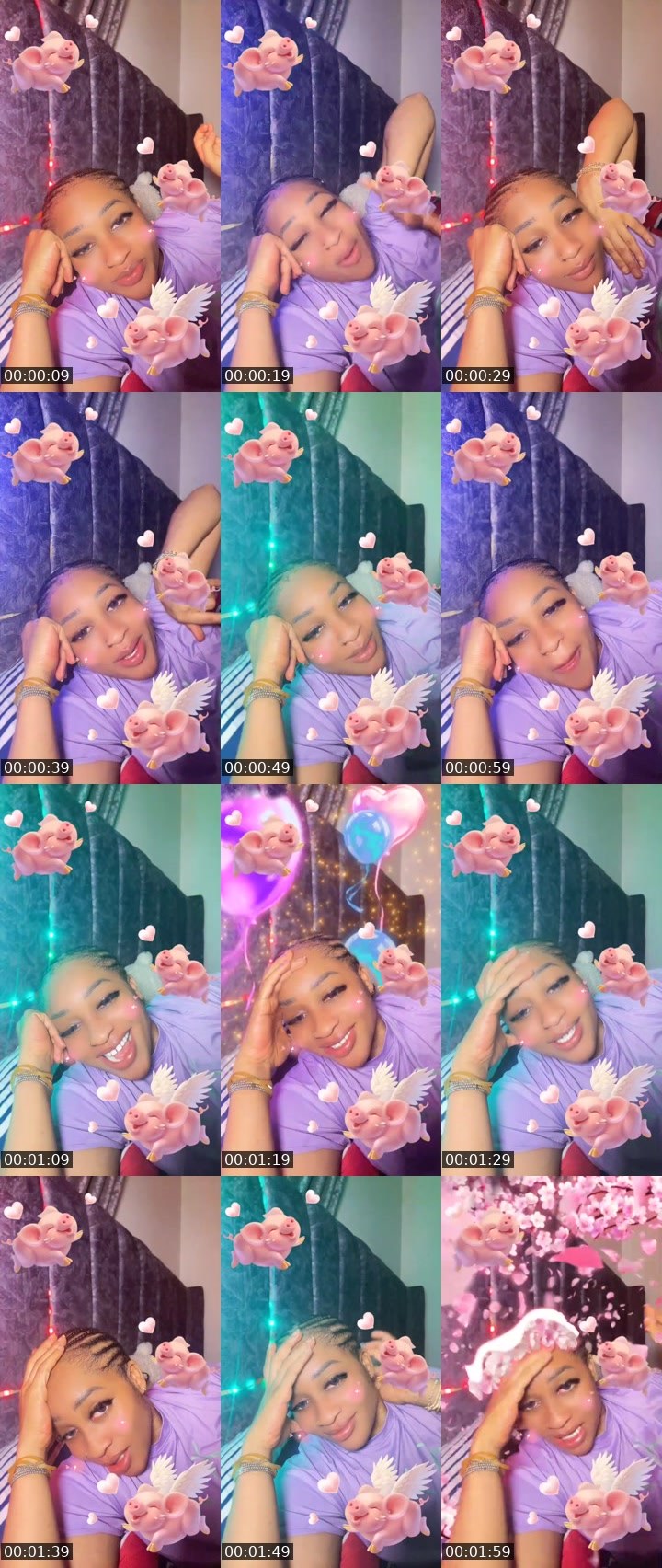 Contact-sheet preview of 💧❤️ 🎭 ⓟⓔⓑⓑⓛⓔⓢ 💡🎭's MICO Live recording