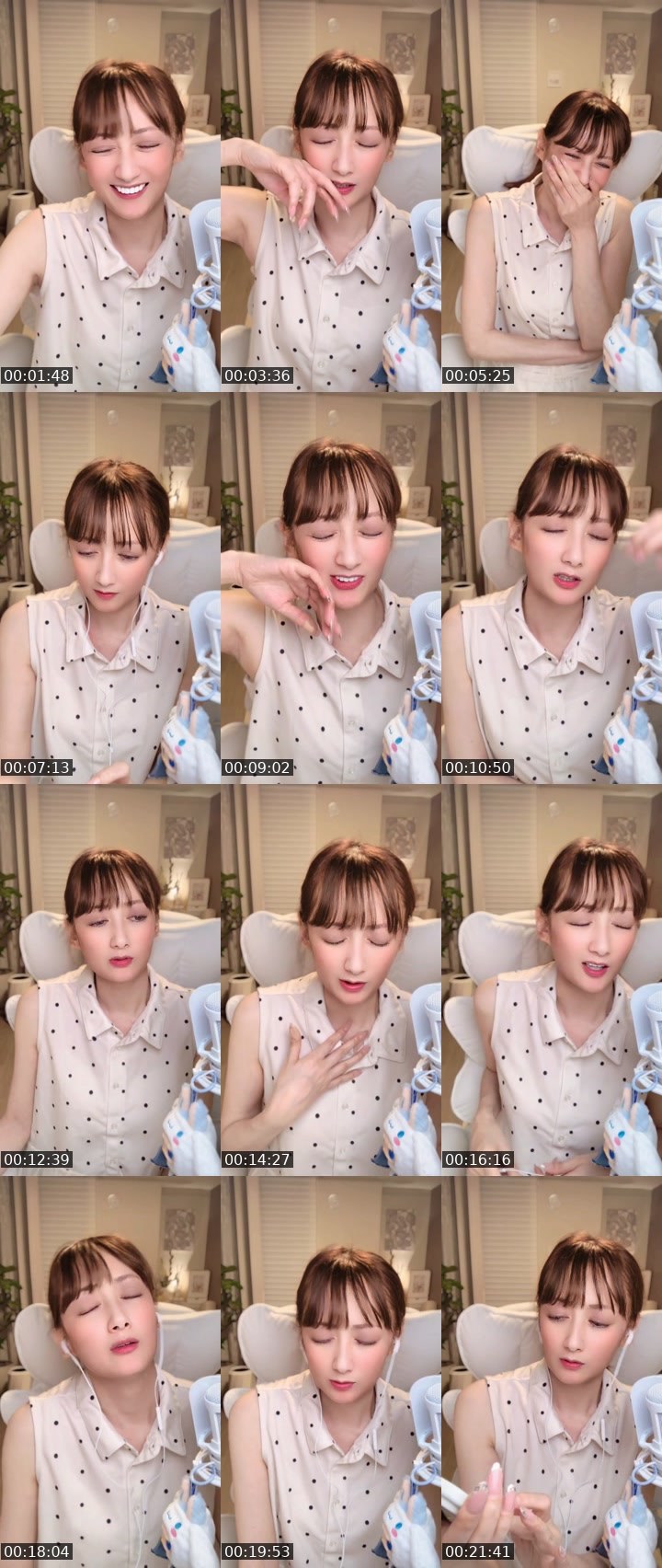 Contact-sheet preview of サラちゃん🍿💭's MICO Live recording