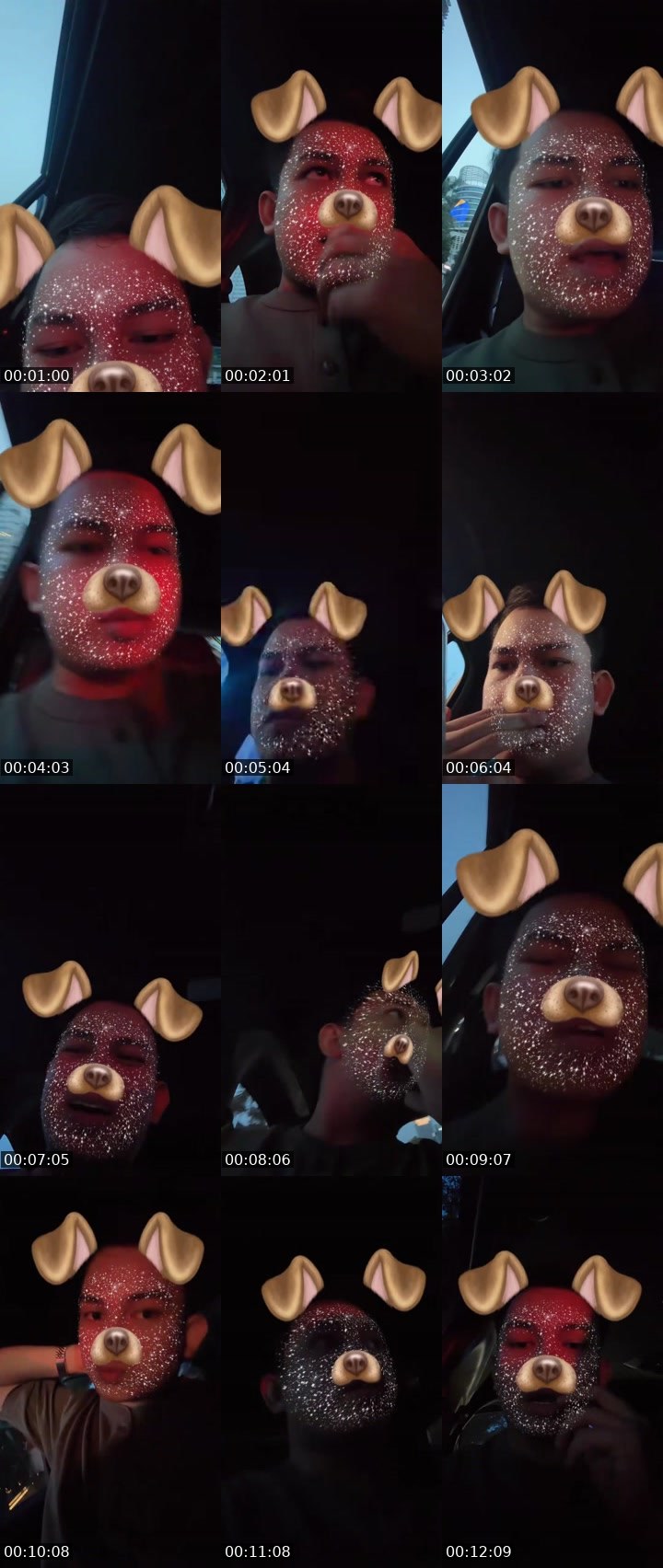 Contact-sheet preview of NVS MYBOO's MICO Live recording