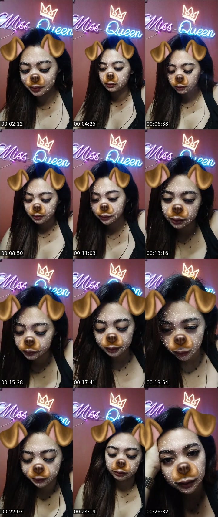 Contact-sheet preview of 𝐍𝐲𝐱 𝐕𝐚𝐧𝐢𝐚🫦's MICO Live recording