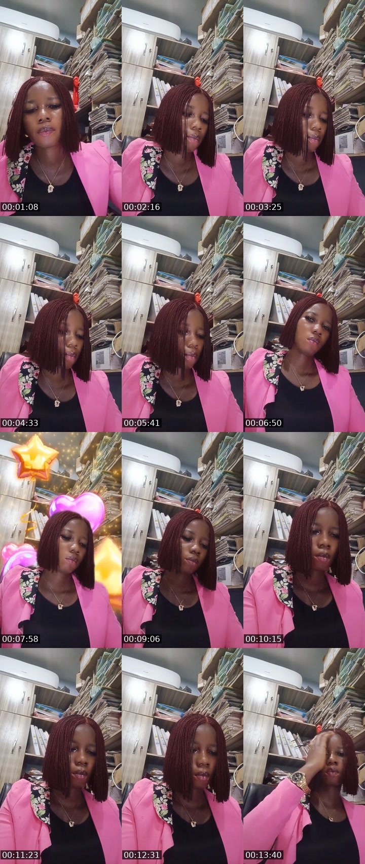 Contact-sheet preview of 130k🦅𓄂MEIRA♡𓆪 🏠's MICO Live recording