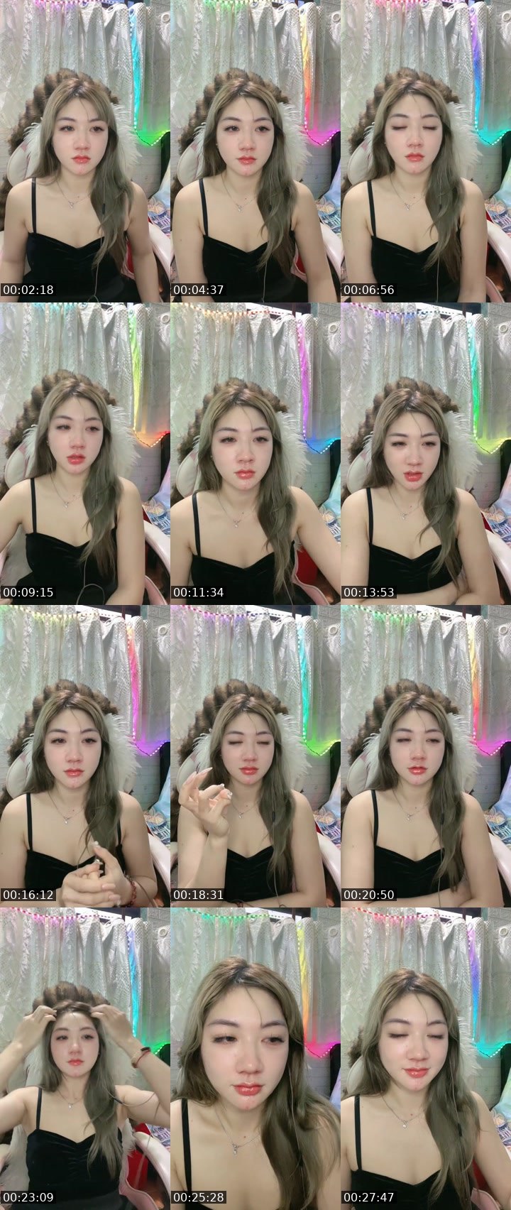 Contact-sheet preview of ☘️Sur Lovelly💋's MICO Live recording