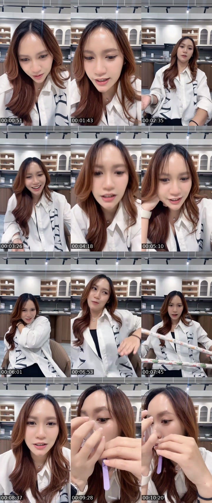 Contact-sheet preview of [🧋] New vj - ขนมผิง 🍒's MICO Live recording